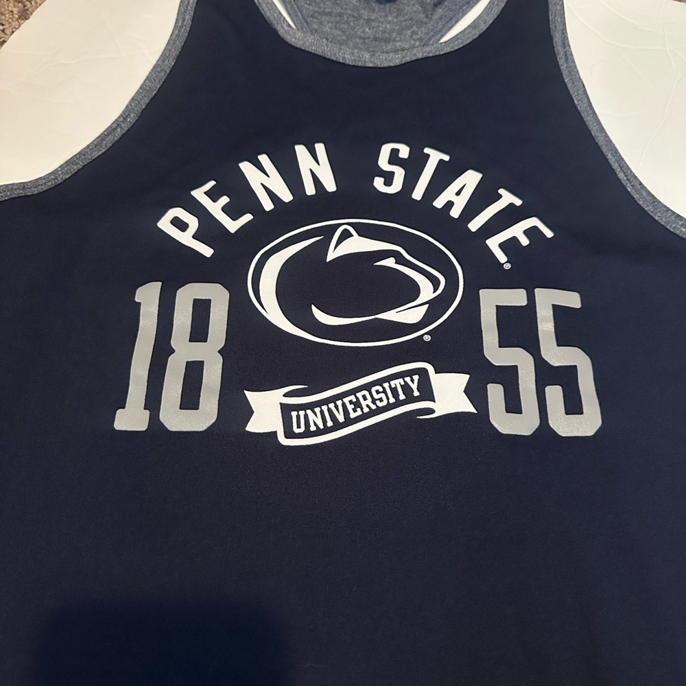 Under Armour Penn State Tank Top Navy Gray Small - Picture 4 of 5